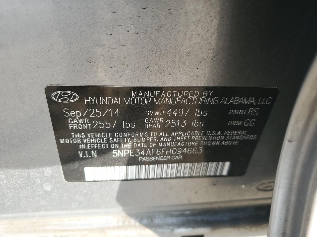 2015 Hyundai Sonata - Image 15
