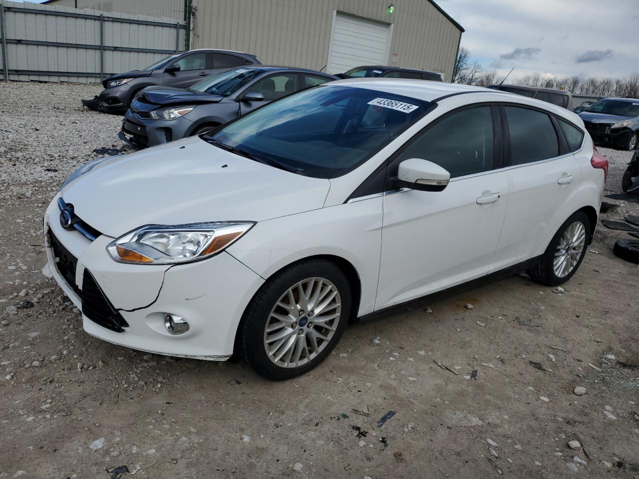 2012 Ford Focus Sel იყიდება Lawrenceburg-ში, KY - Front End