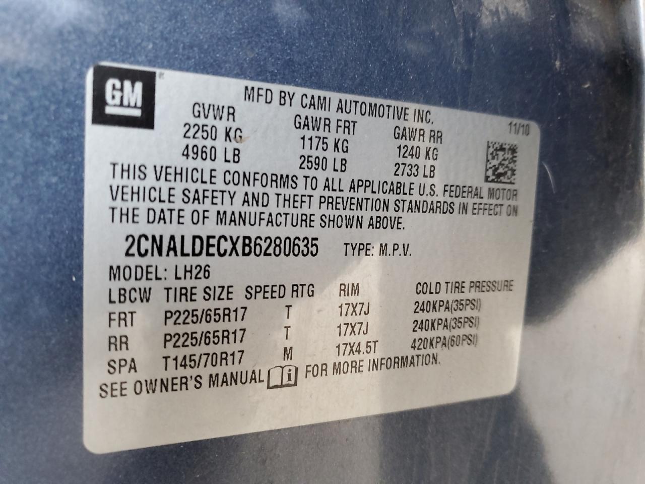 2011 Chevrolet Equinox - Image 14