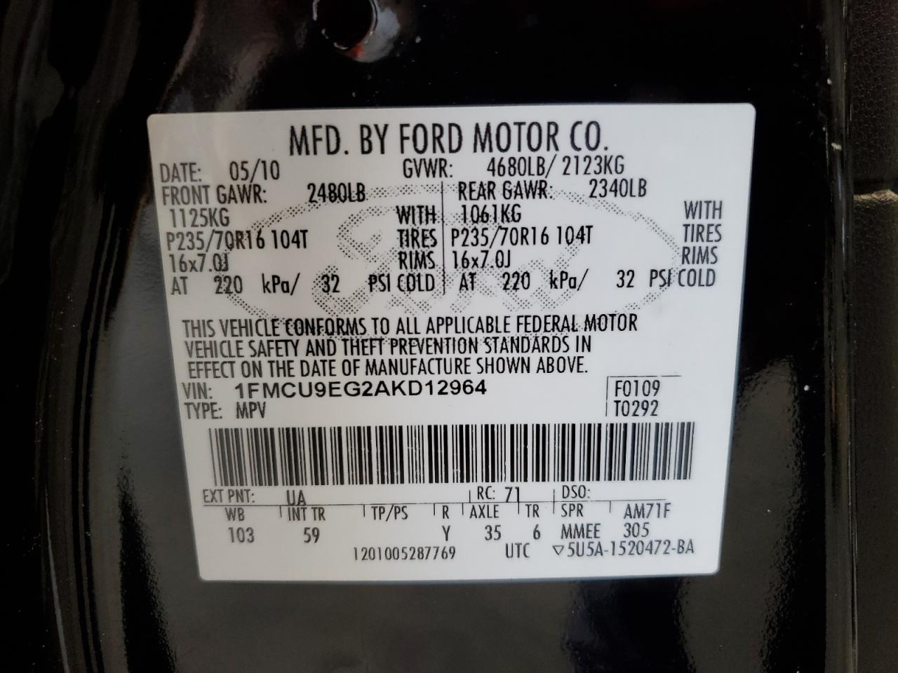 2010 Ford Escape - Image 13