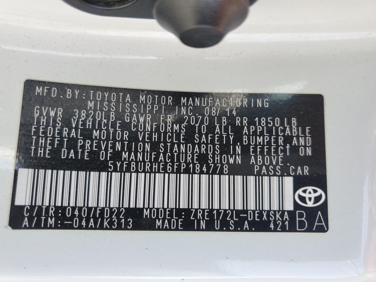 2015 Toyota Corolla - Image 15