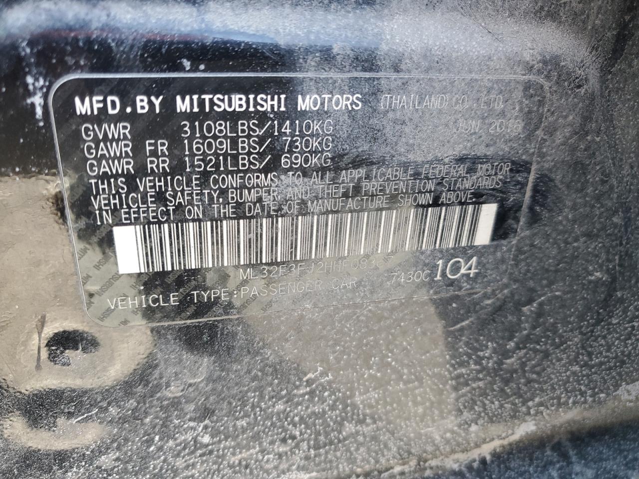 2017 Mitsubishi Mirage - Image 14