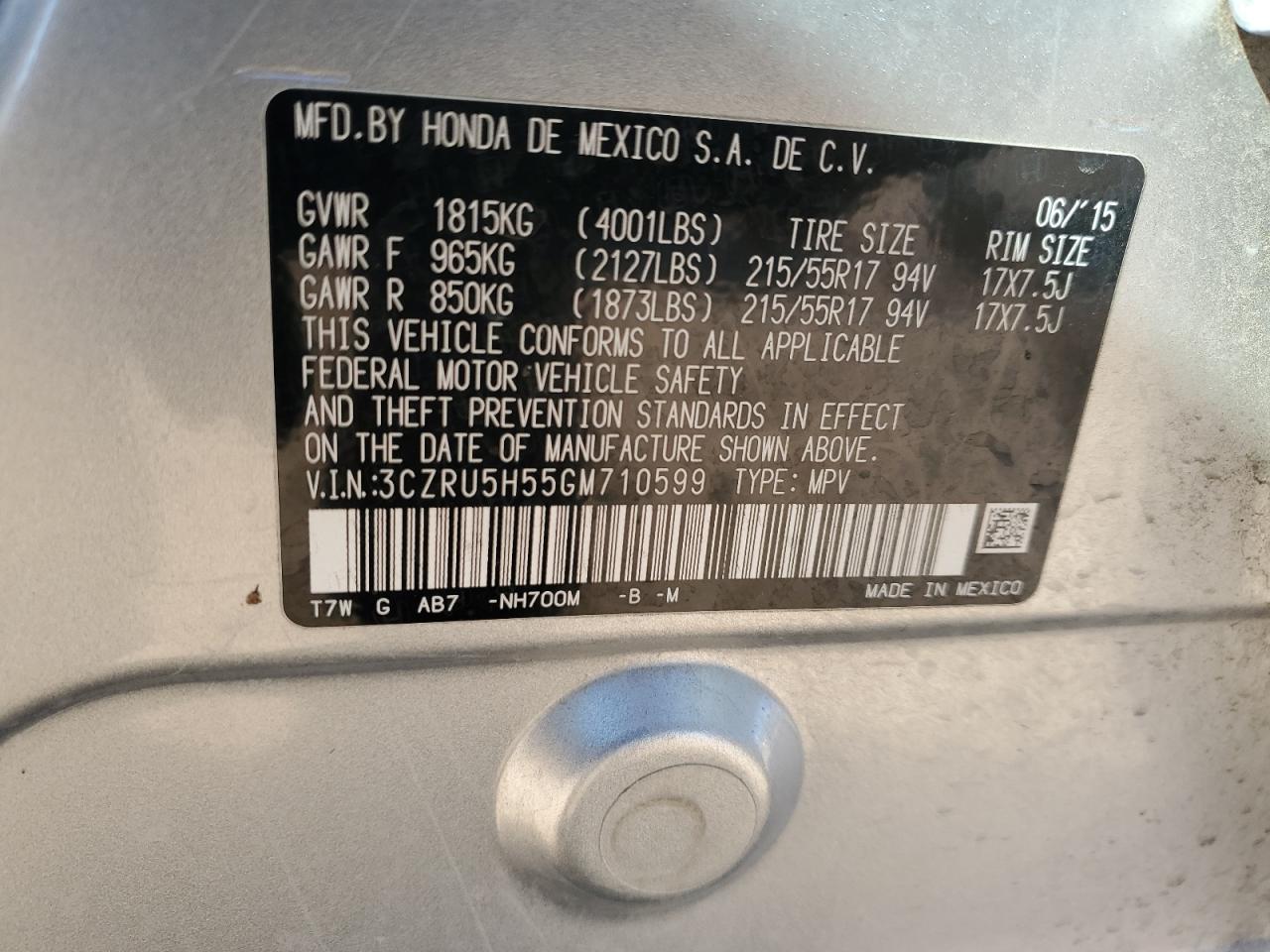 2016 Honda HR-V - Image 16