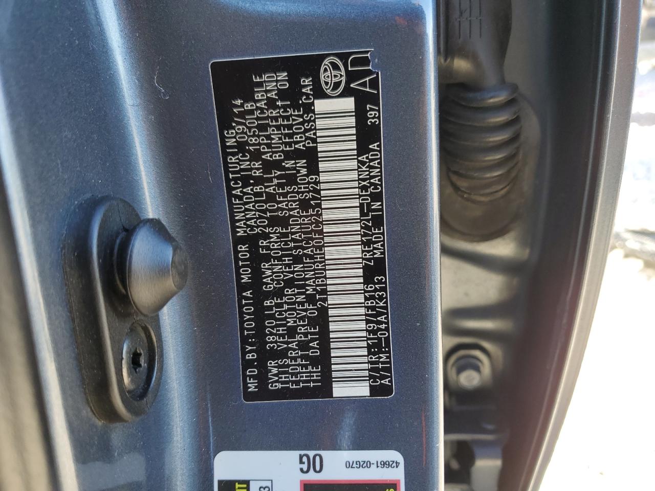 2015 Toyota Corolla - Image 15