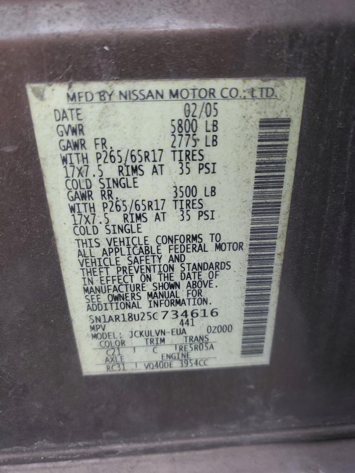 2005 Nissan Pathfinder - Image 13