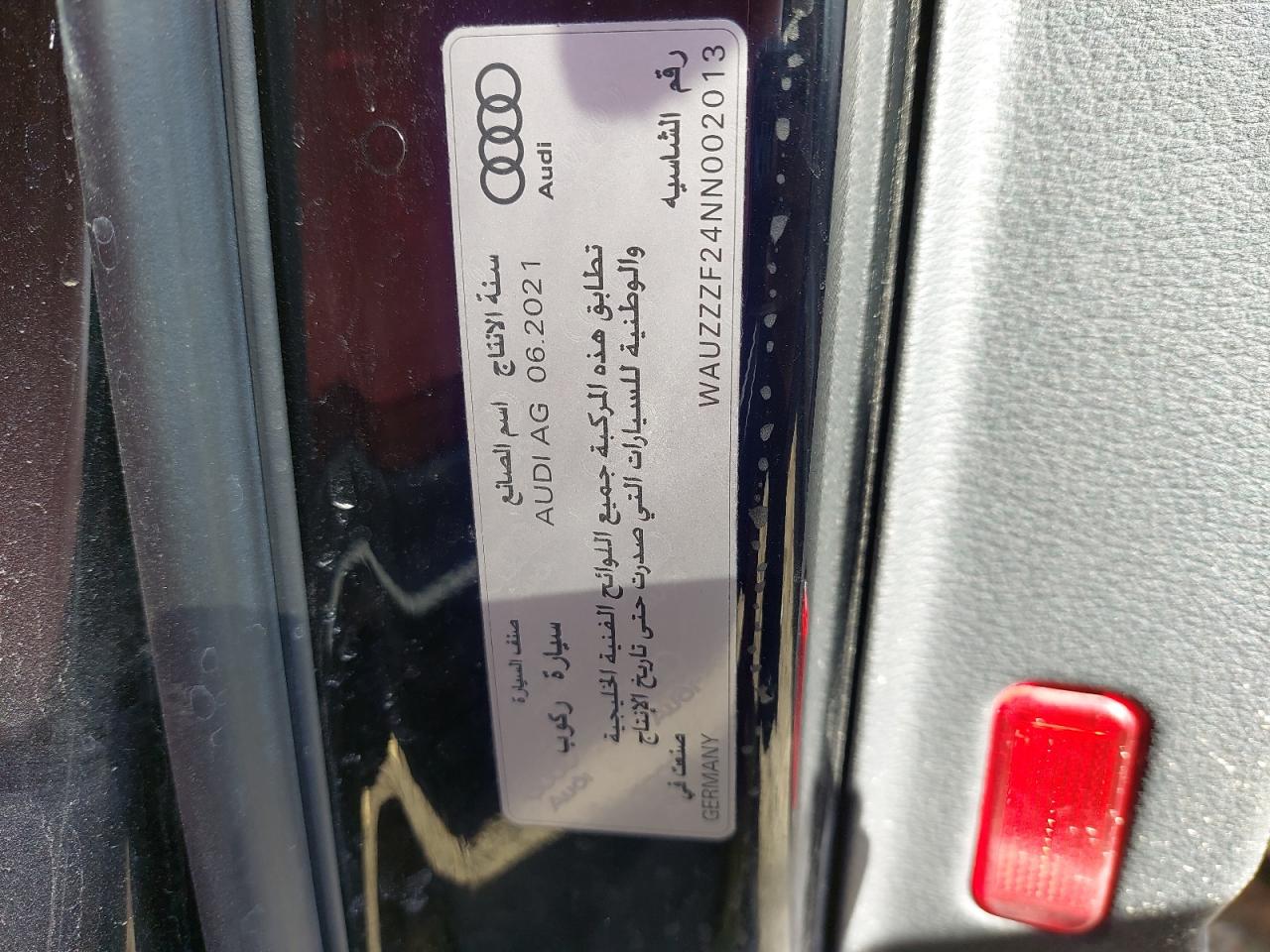 WAUZZZF24NN002013 - 2022 Audi A6 - #undefined