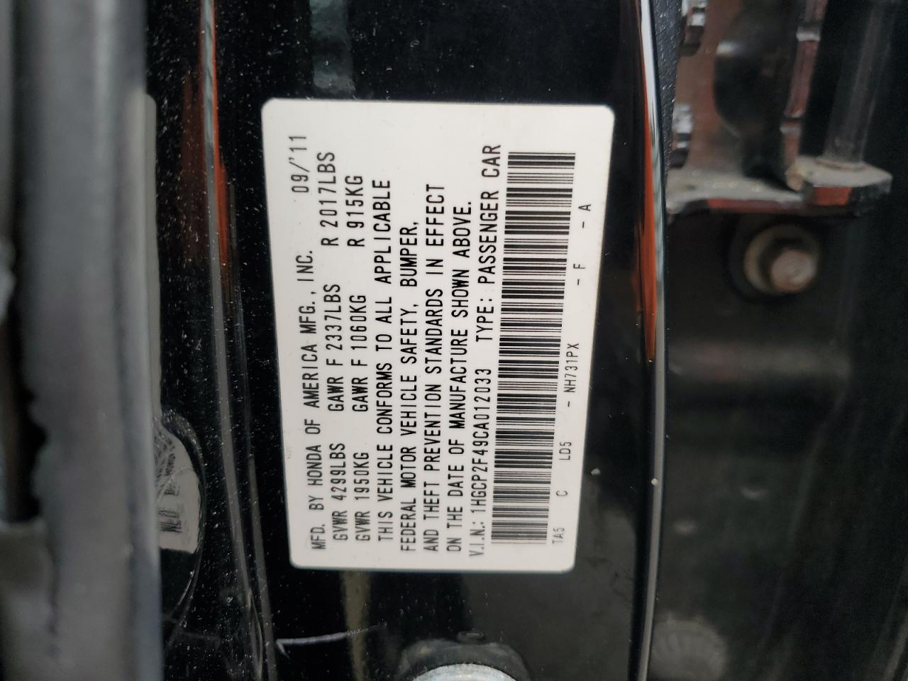 2012 Honda Accord - Image 12