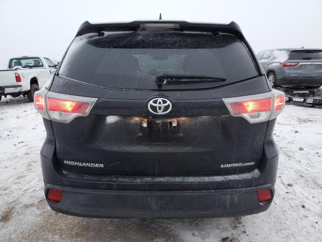  TOYOTA HIGHLANDER 2016 Чорний