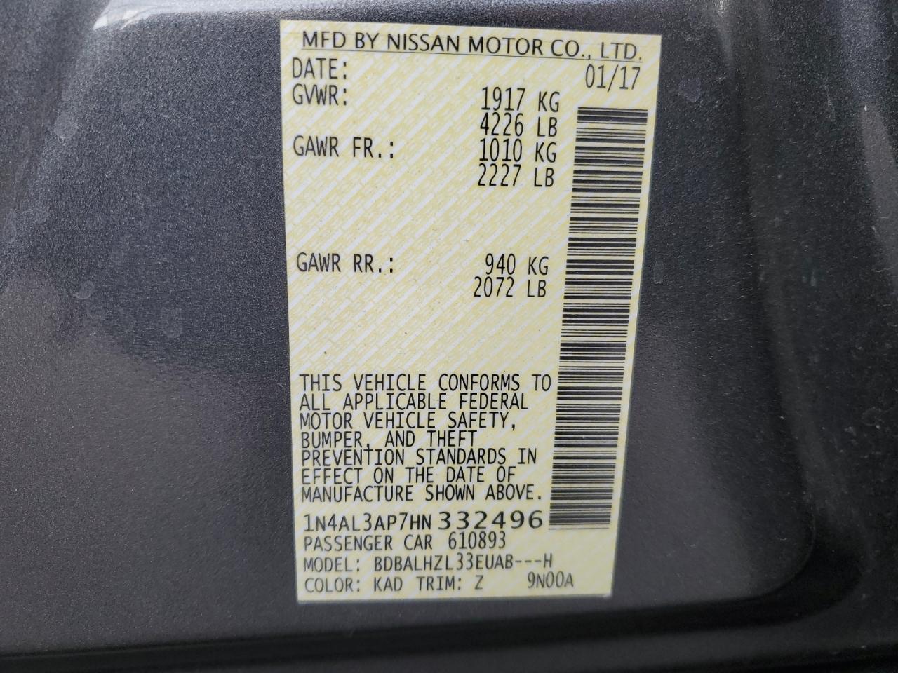 2017 Nissan Altima - Image 14