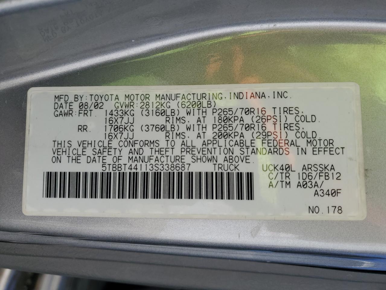 2003 Toyota Tundra - Image 12