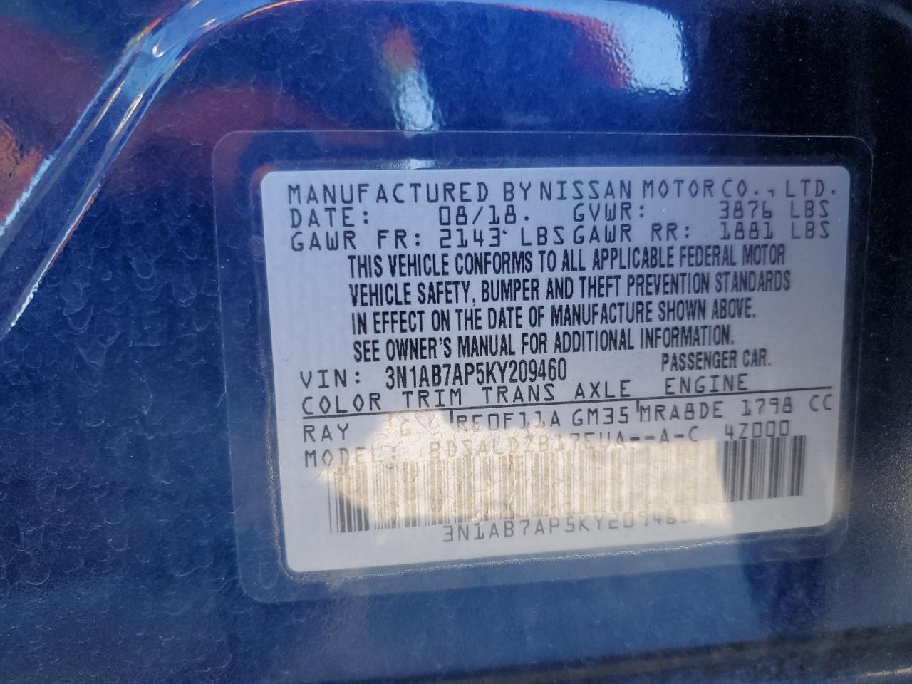2019 Nissan Sentra - Image 13