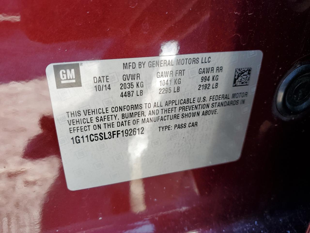 2015 Chevrolet Malibu - Image 12