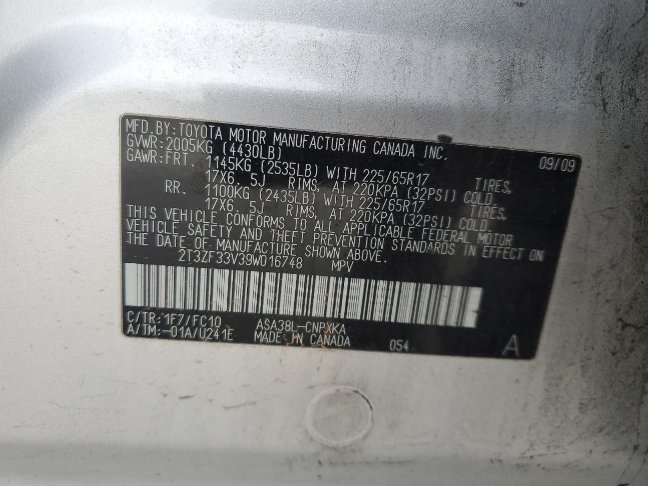 2009 Toyota RAV 4 - Image 14