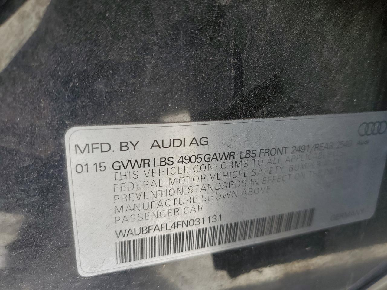 2015 Audi A4 - Image 12