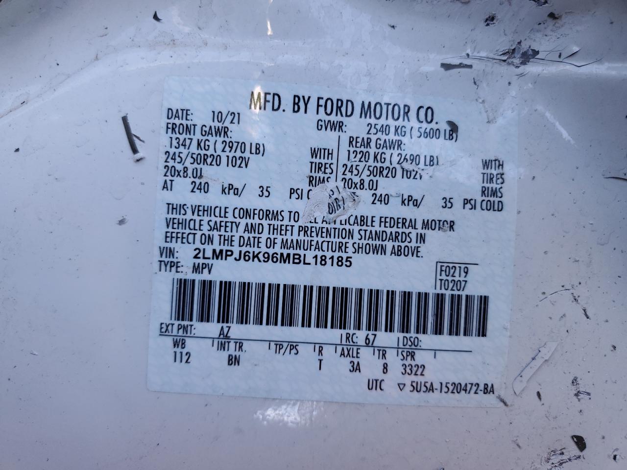 2021 Lincoln Nautilus - Image 13