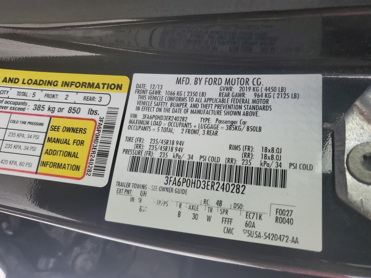 2014 Ford Fusion - Image 12
