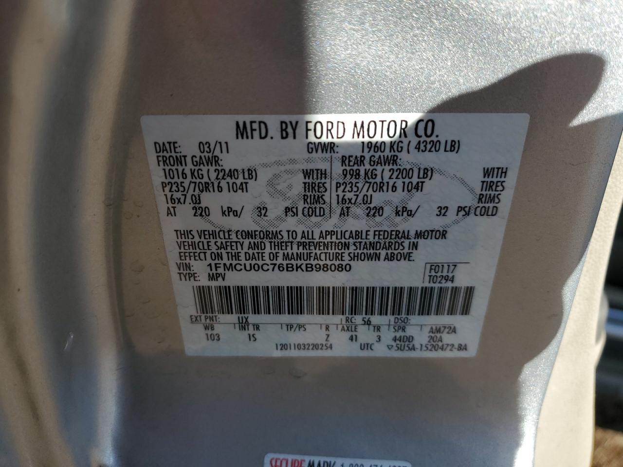 2011 Ford Escape - Image 15