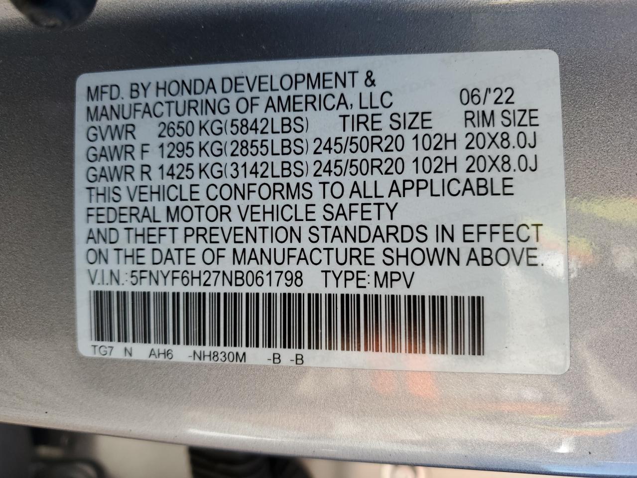 2022 Honda Pilot - Image 15