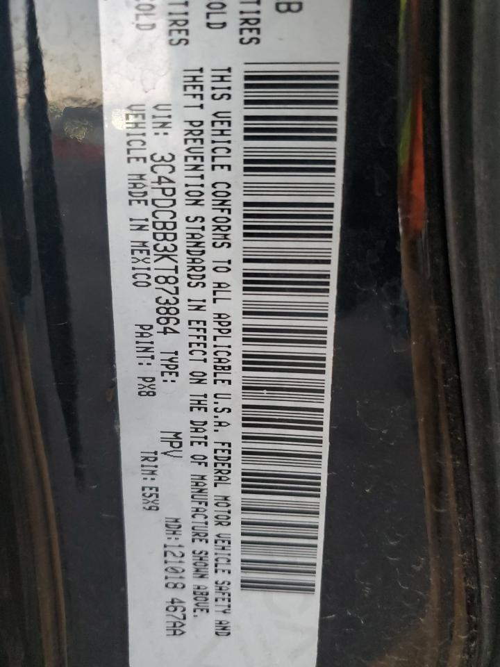 2019 Dodge Journey Se VIN: 873864 Lot: 43664975