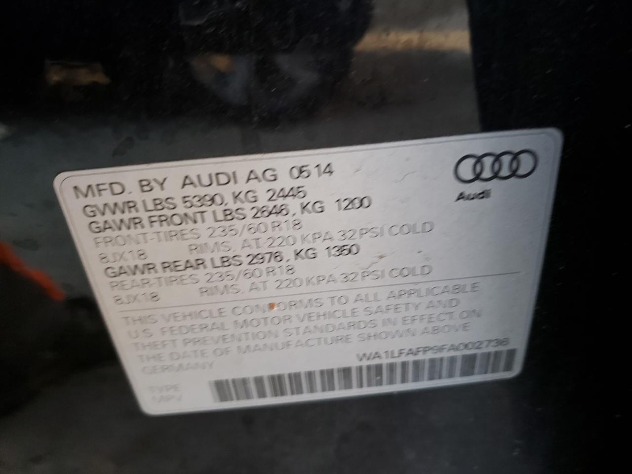 2015 Audi Q5 - Image 14