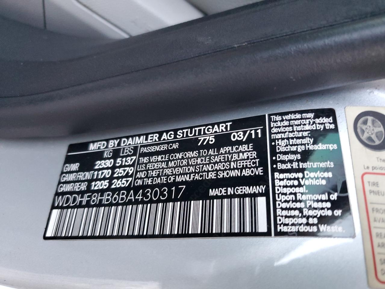 2011 Mercedes-Benz E-klasse - Image 13