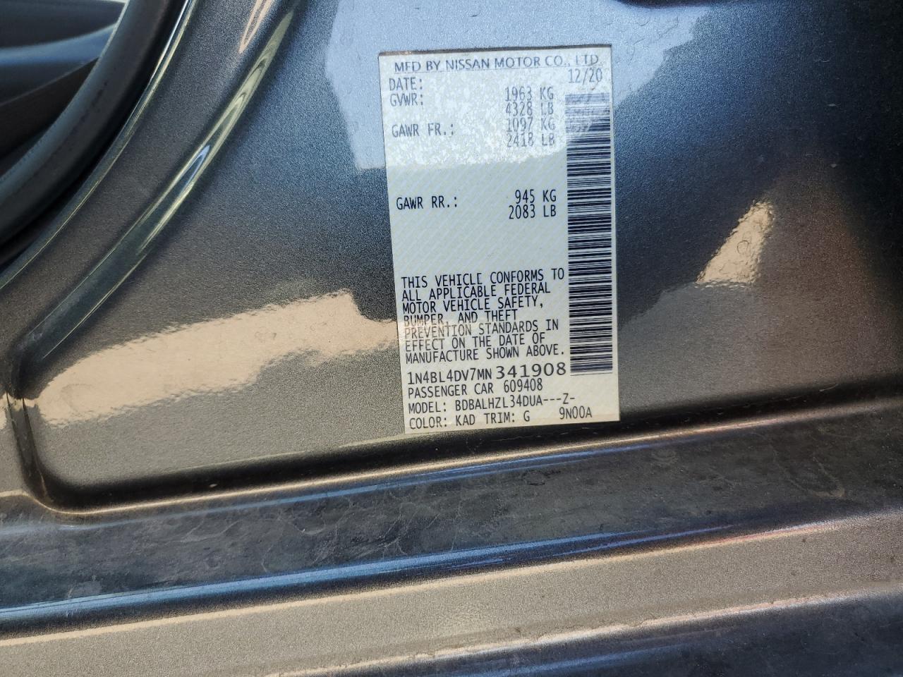 2021 Nissan Altima - Image 14