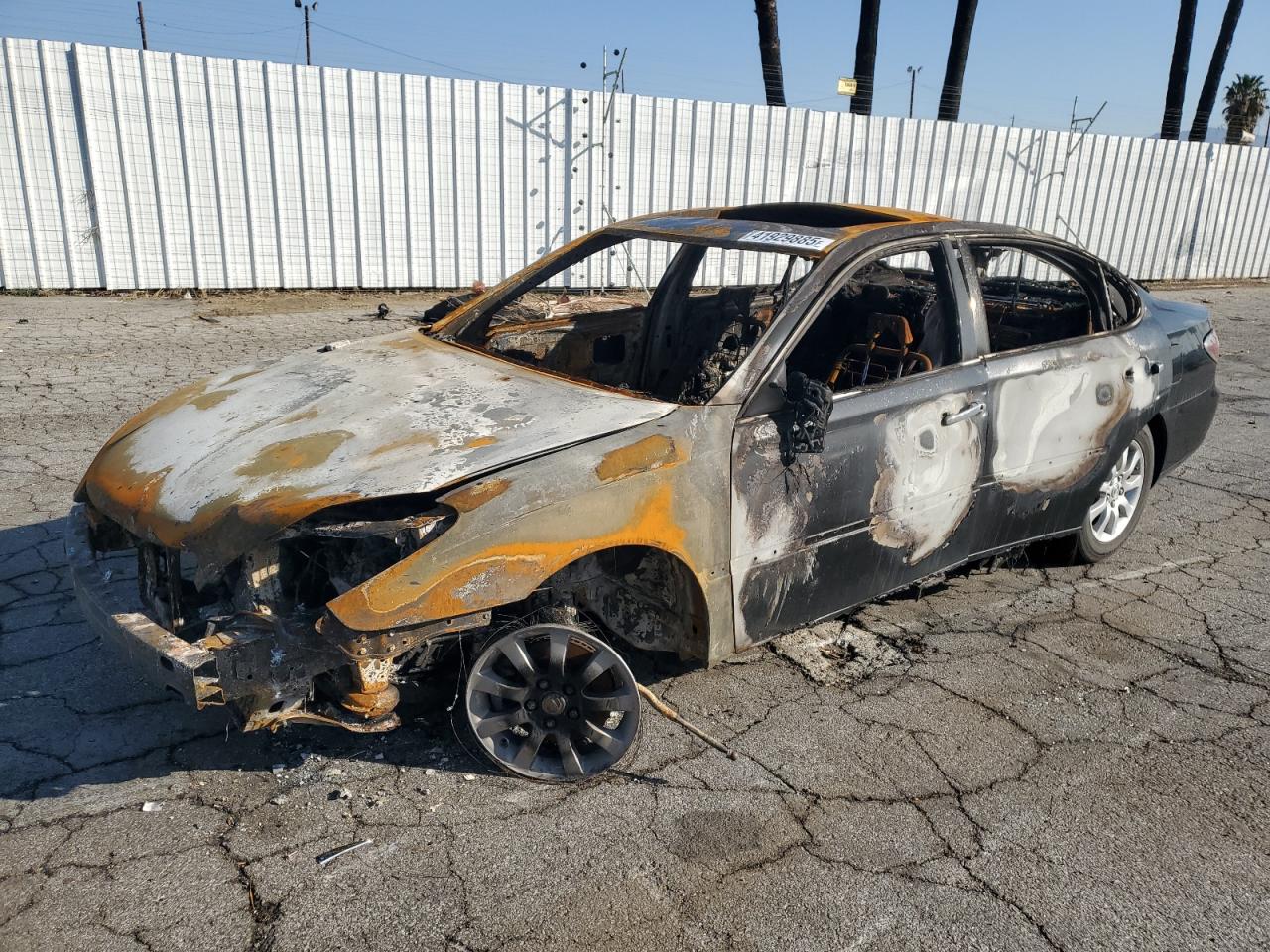 2004 Lexus Es 330 de vânzare în Van Nuys, CA - Burn