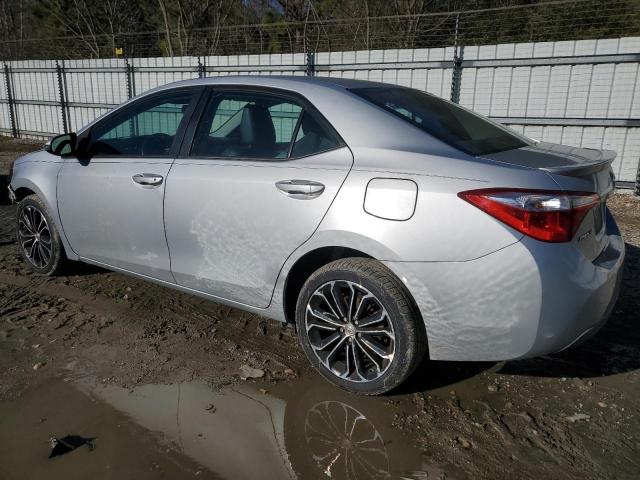 Sedans TOYOTA COROLLA 2016 Srebrny