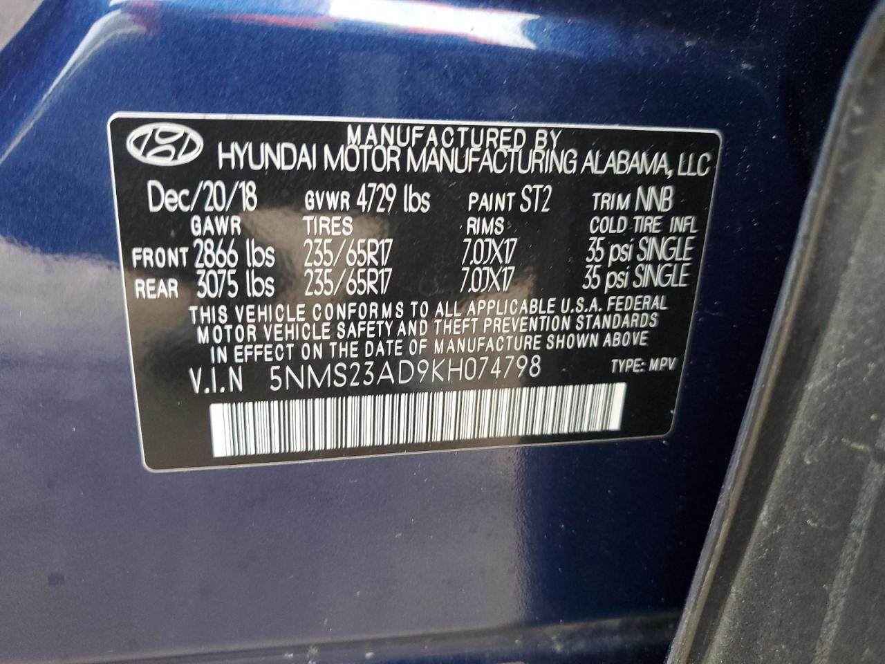 2019 Hyundai Santa Fe - Image 16