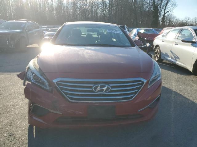  HYUNDAI SONATA 2017 Czerwony