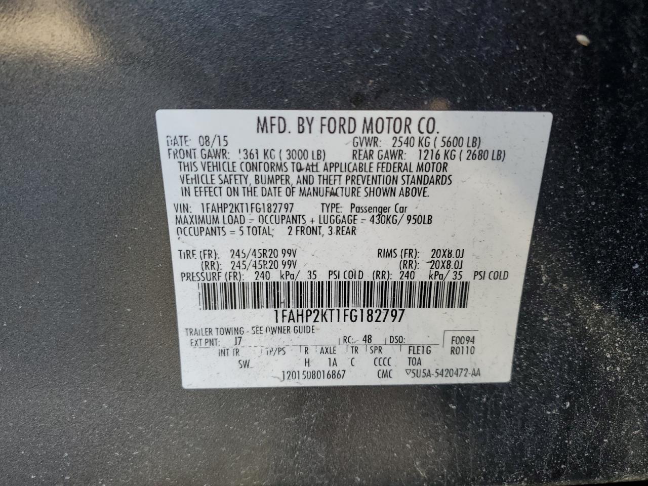 2015 Ford Taurus - Image 12