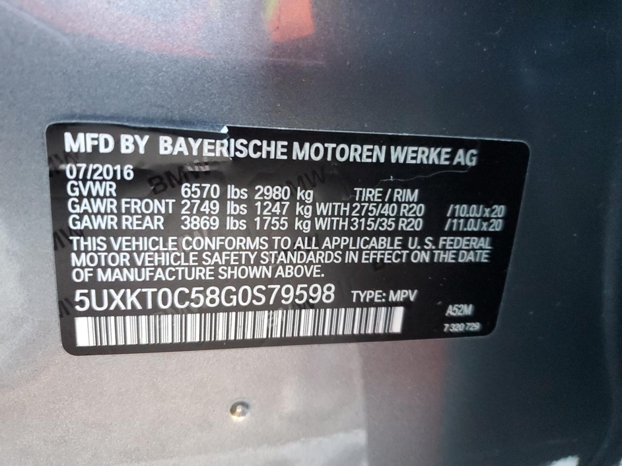 2016 BMW X5 - Image 12