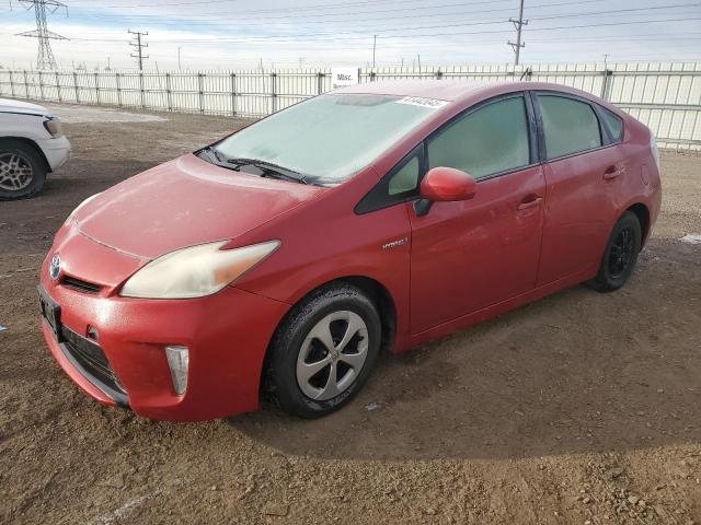  TOYOTA PRIUS 2012 Czerwony