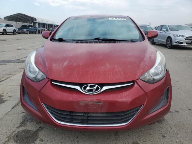  HYUNDAI ELANTRA 2016 Czerwony