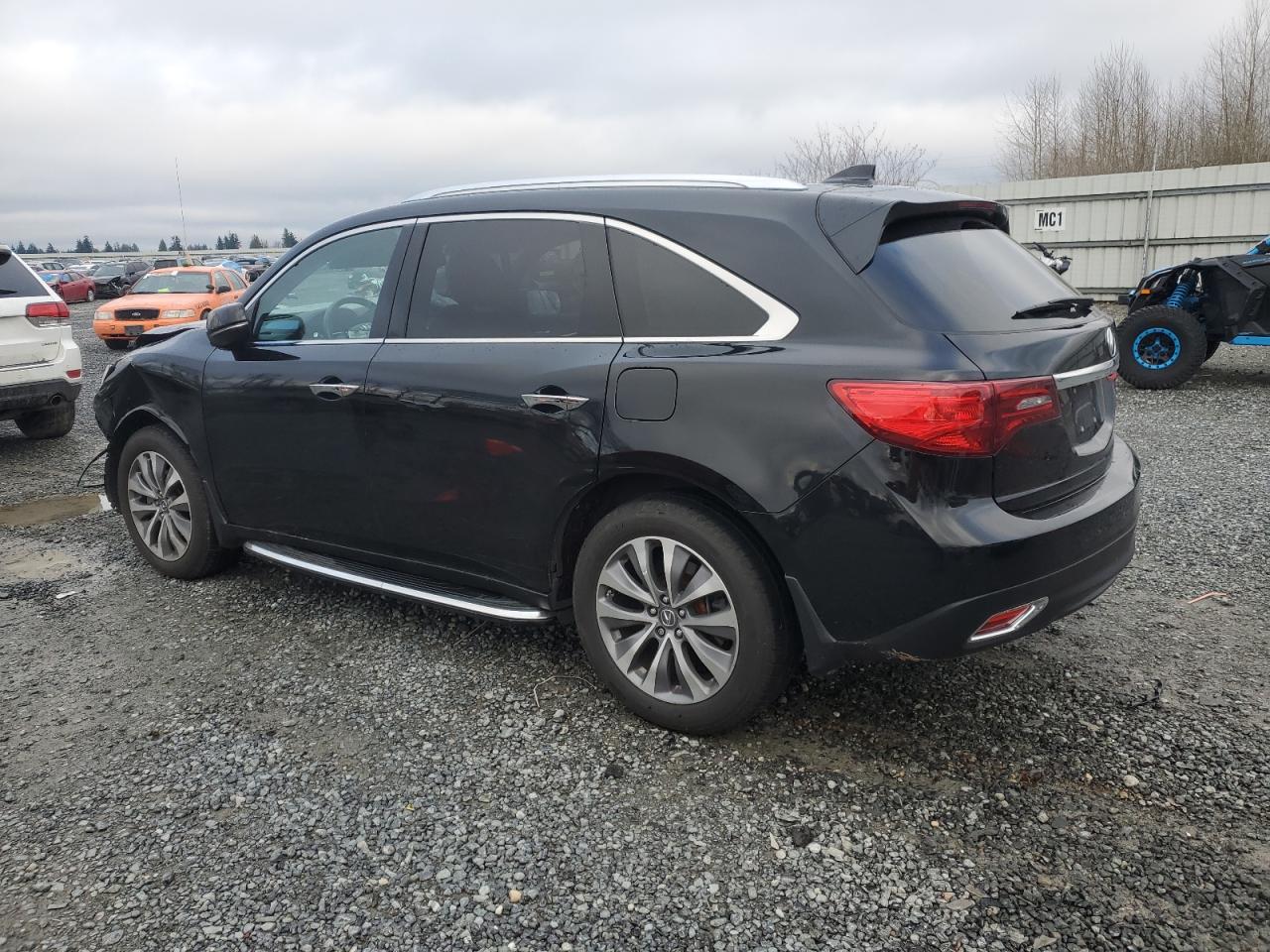 VIN 5FRYD4H4XFB006080 2015 ACURA MDX no.2