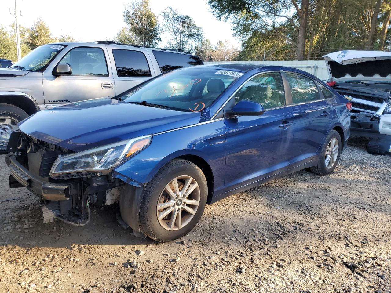 VIN 5NPE24AF2HH537090 2017 HYUNDAI SONATA no.1