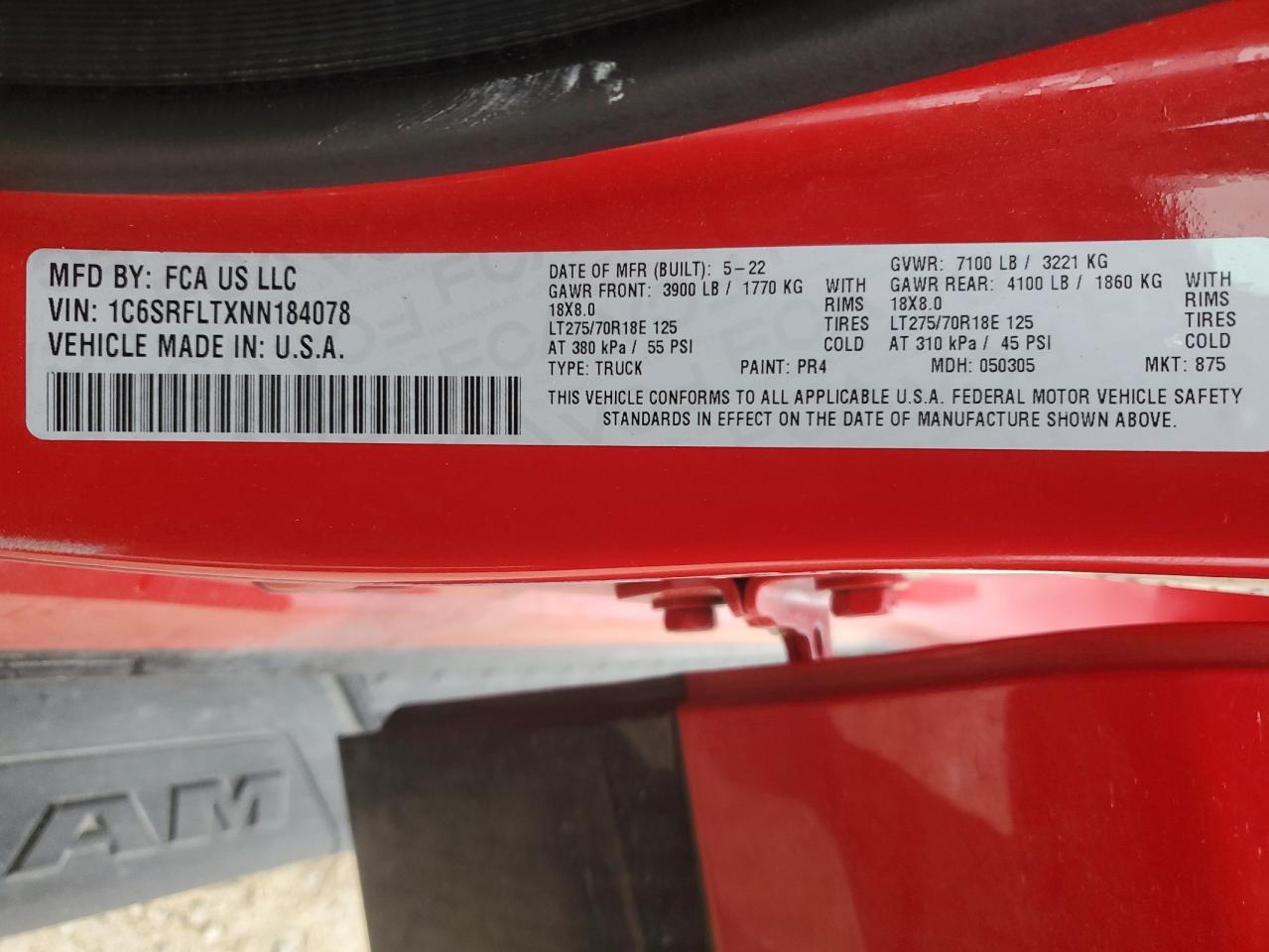 2022 RAM 1500 - Image 13