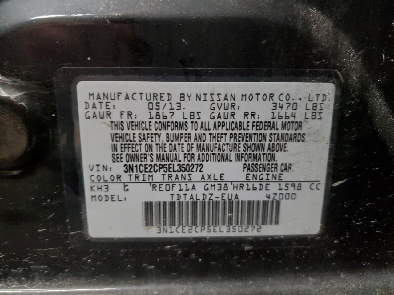 2014 Nissan Versa - Image 14