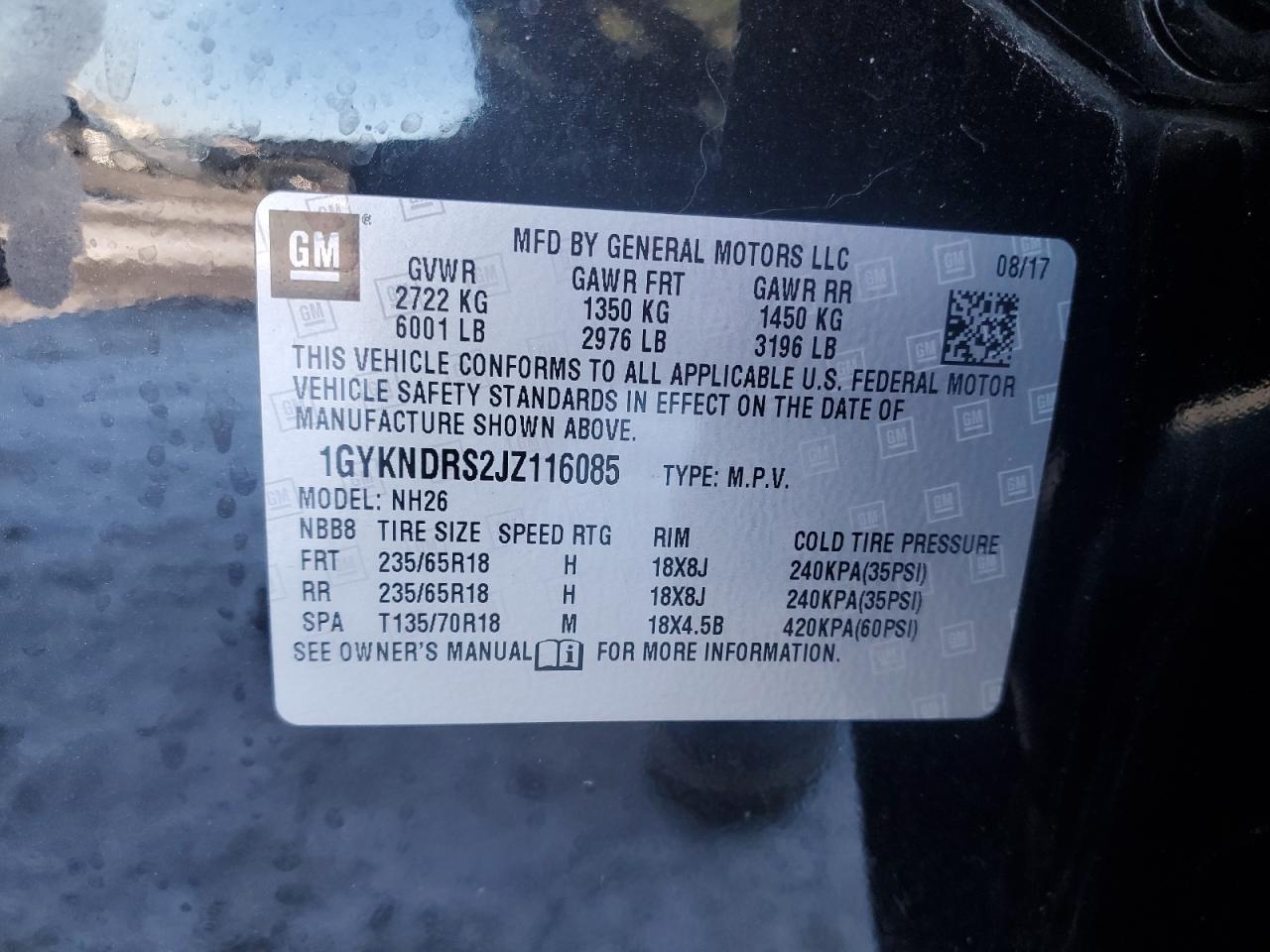 2018 Cadillac XT5 - Image 13