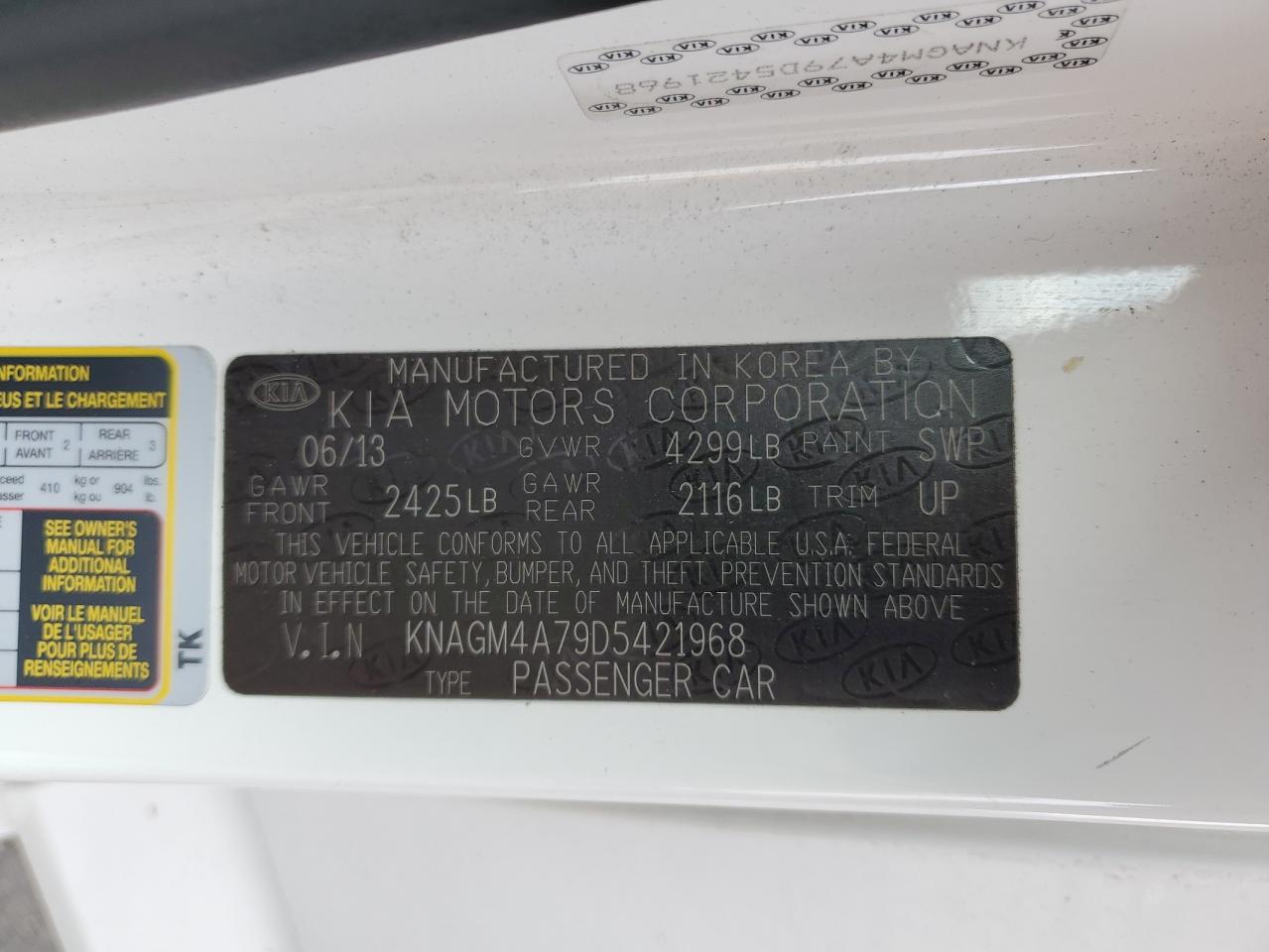 2013 Kia Optima - Image 15