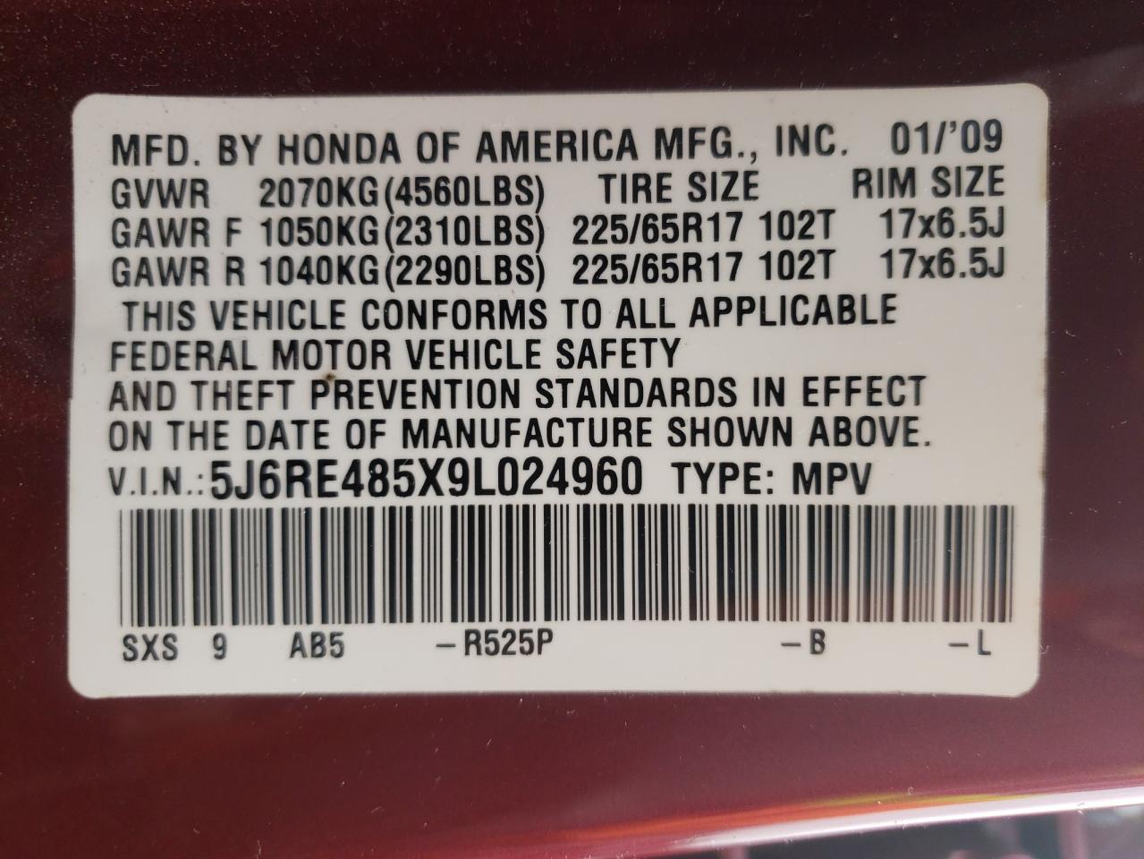 2009 Honda CR-V - Image 13