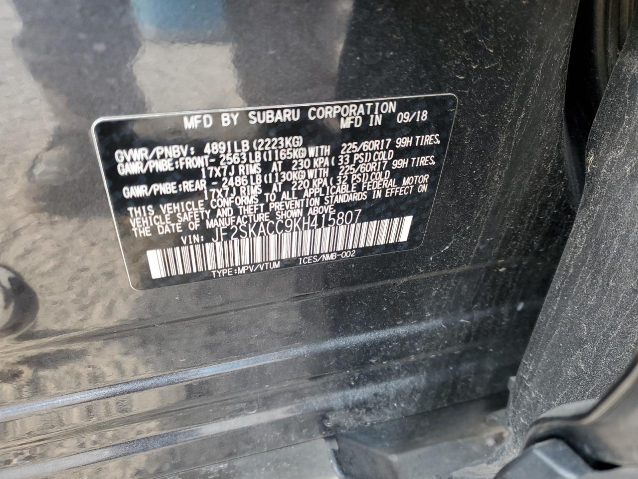 2019 Subaru Forester - Image 13