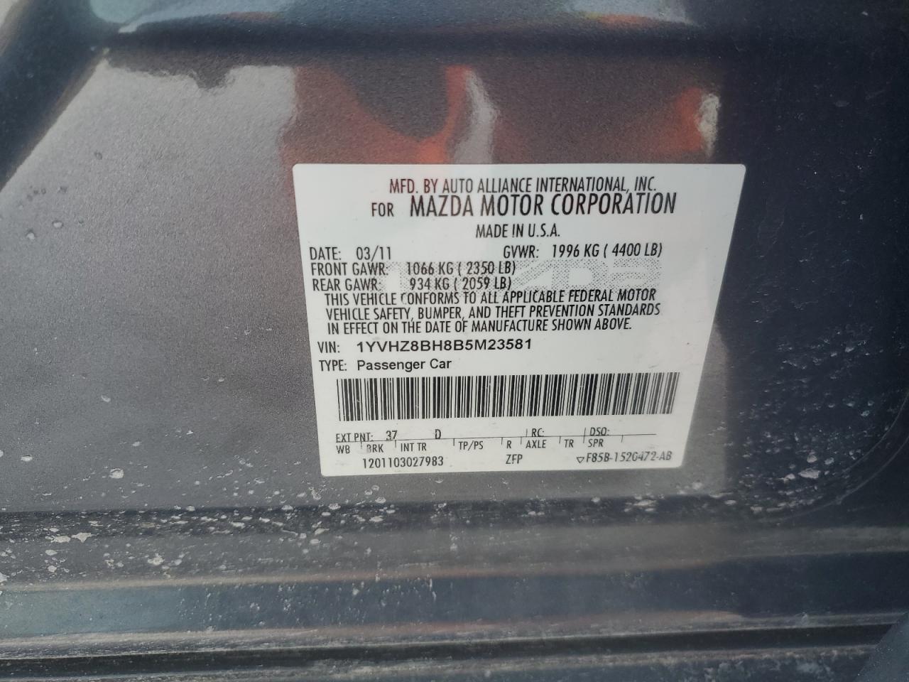 2011 Mazda 6 - Image 12