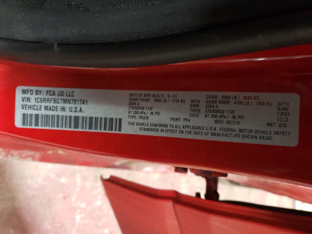 2021 RAM 1500 - Image 12