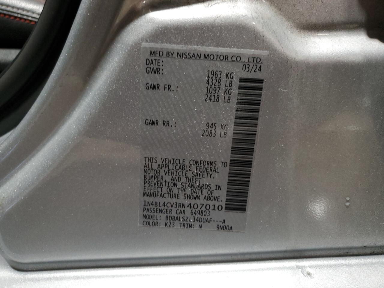 2024 Nissan Altima - Image 12