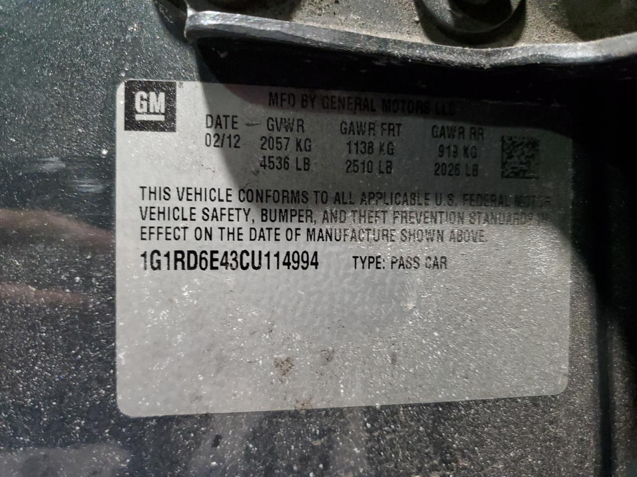 2012 Chevrolet Volt - Image 13