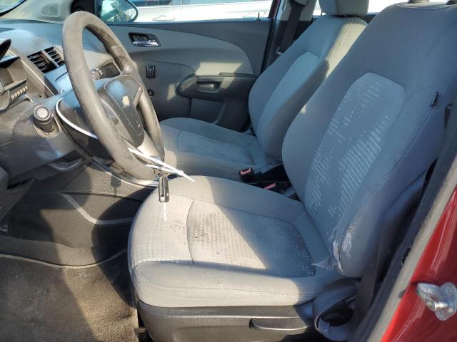  CHEVROLET SONIC 2012 Czerwony