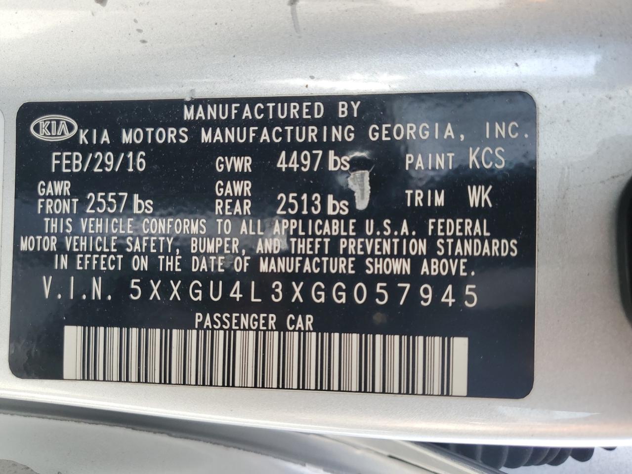 2016 Kia Optima - Image 14