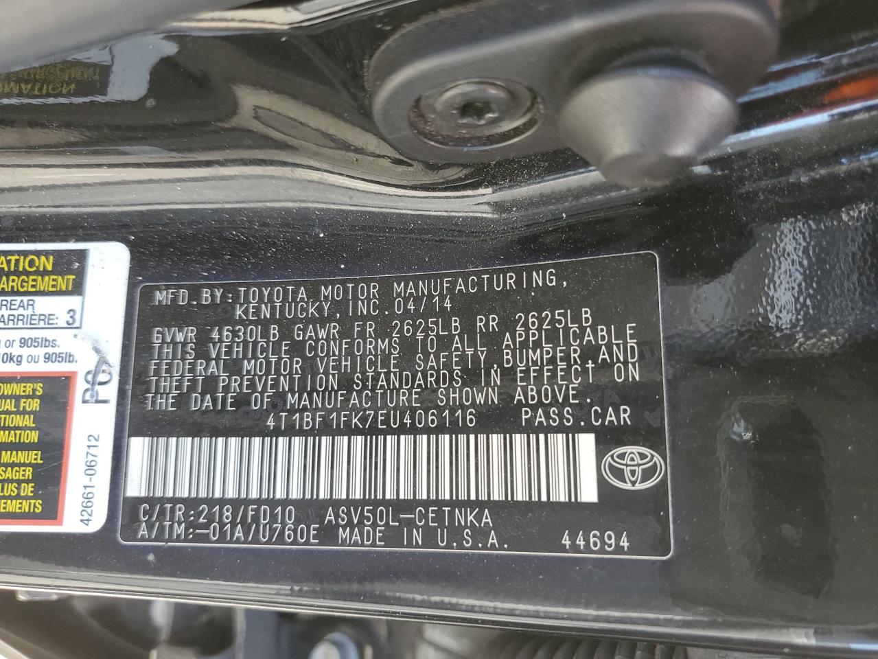 2014 Toyota Camry - Image 13