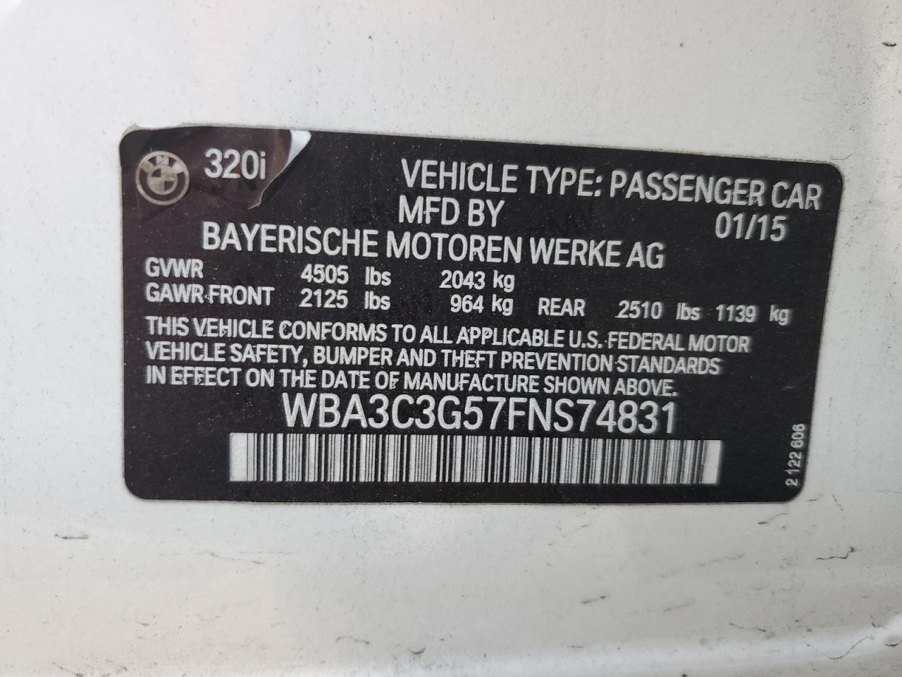 2015 BMW 3er - Image 12